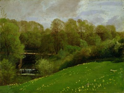 Prato e bosco, 1895 da Valentin Ruths